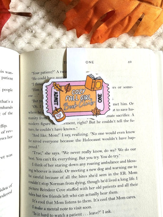 Fall Magnetic Book Marks