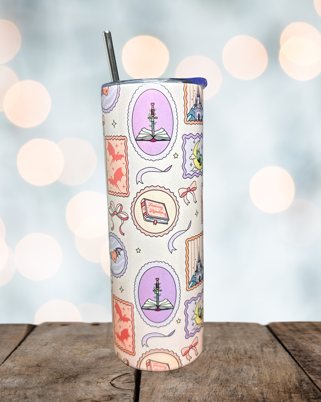 Book Themed Tumblers