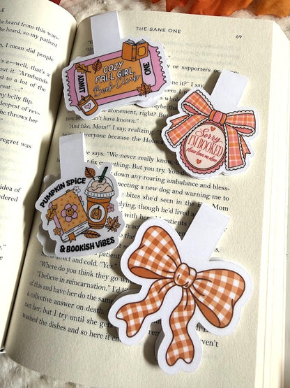 Fall Magnetic Book Marks