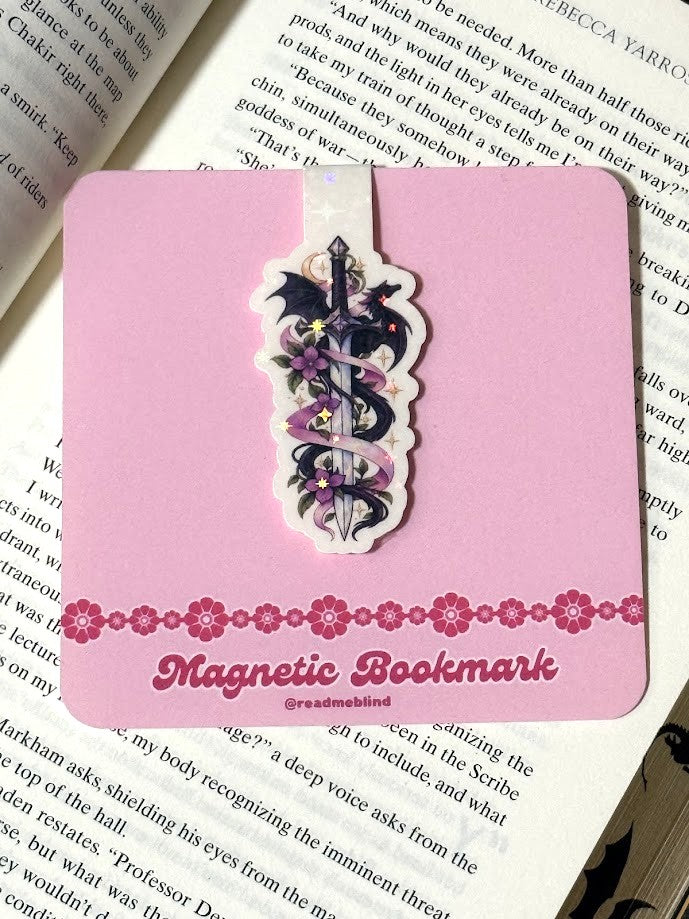 Fourth Wing Inspired Magnetic Bookmarks