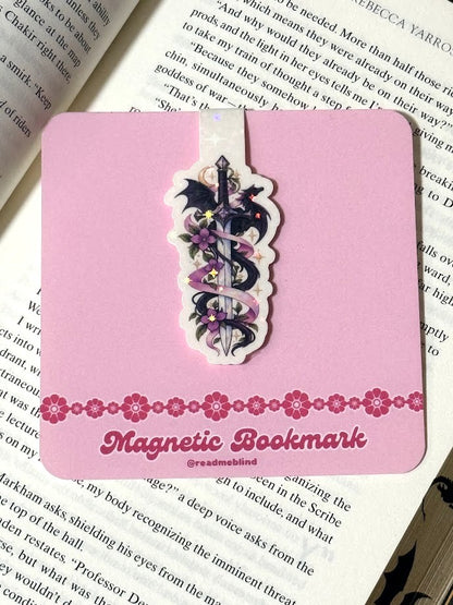 Fourth Wing Inspired Magnetic Bookmarks