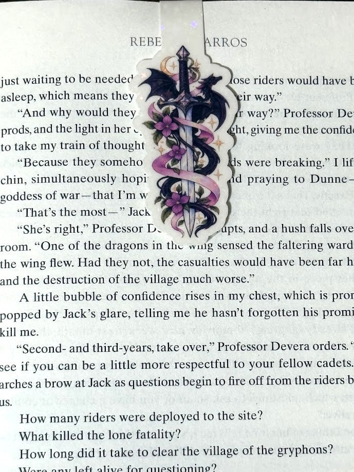 Fourth Wing Inspired Magnetic Bookmarks
