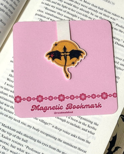 Fourth Wing Inspired Magnetic Bookmarks