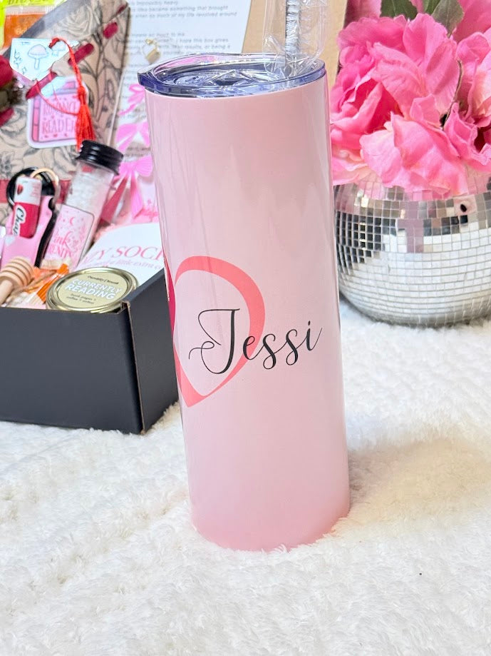 The Pink Chapter Personalized Tumbler