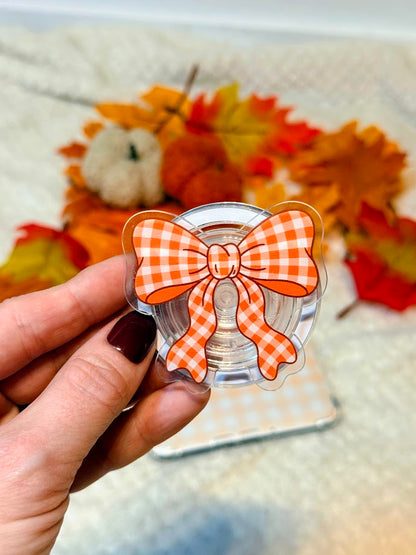Autumn Gingham Bow