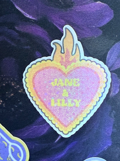 Heated Rivalry Themed Stickers