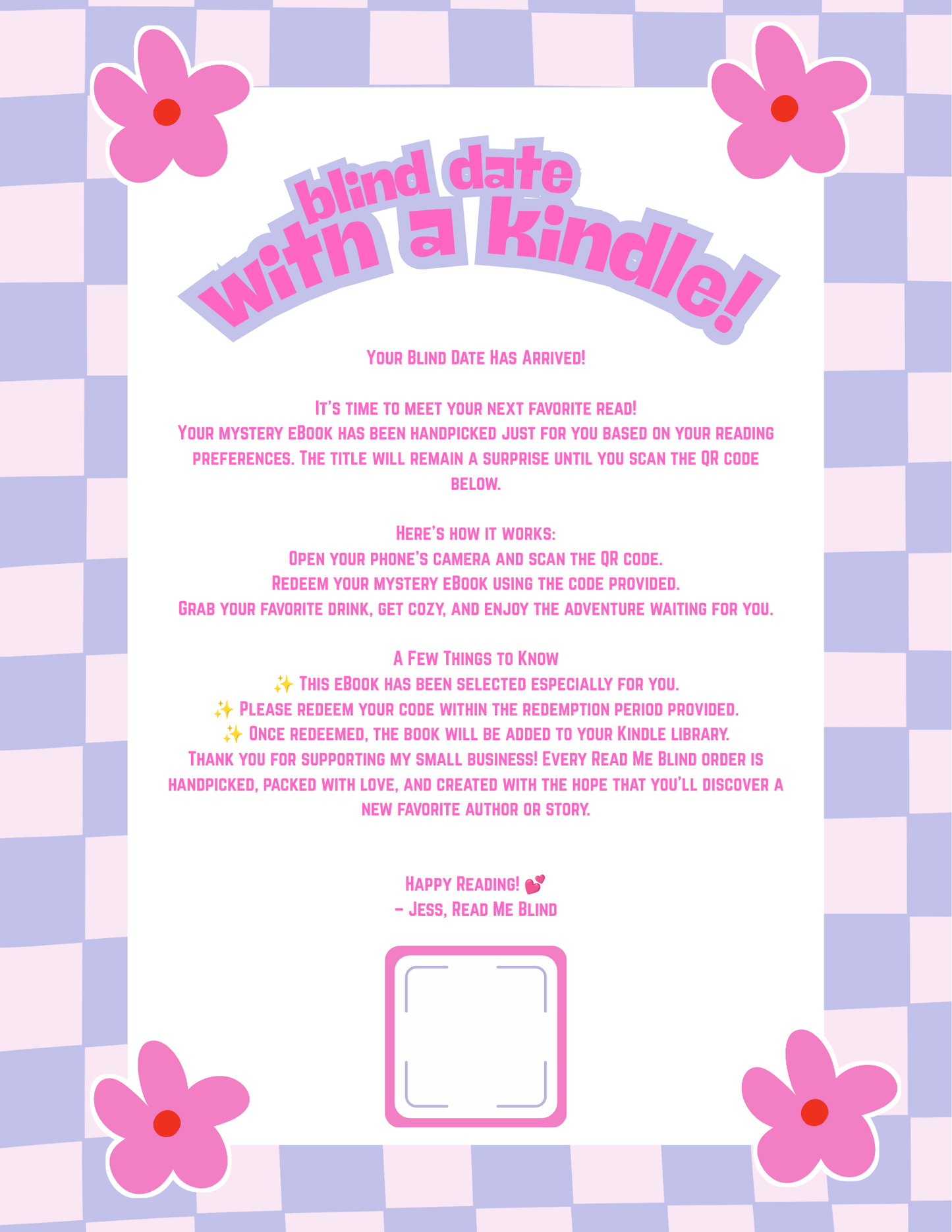 Blind Date With A Kindle