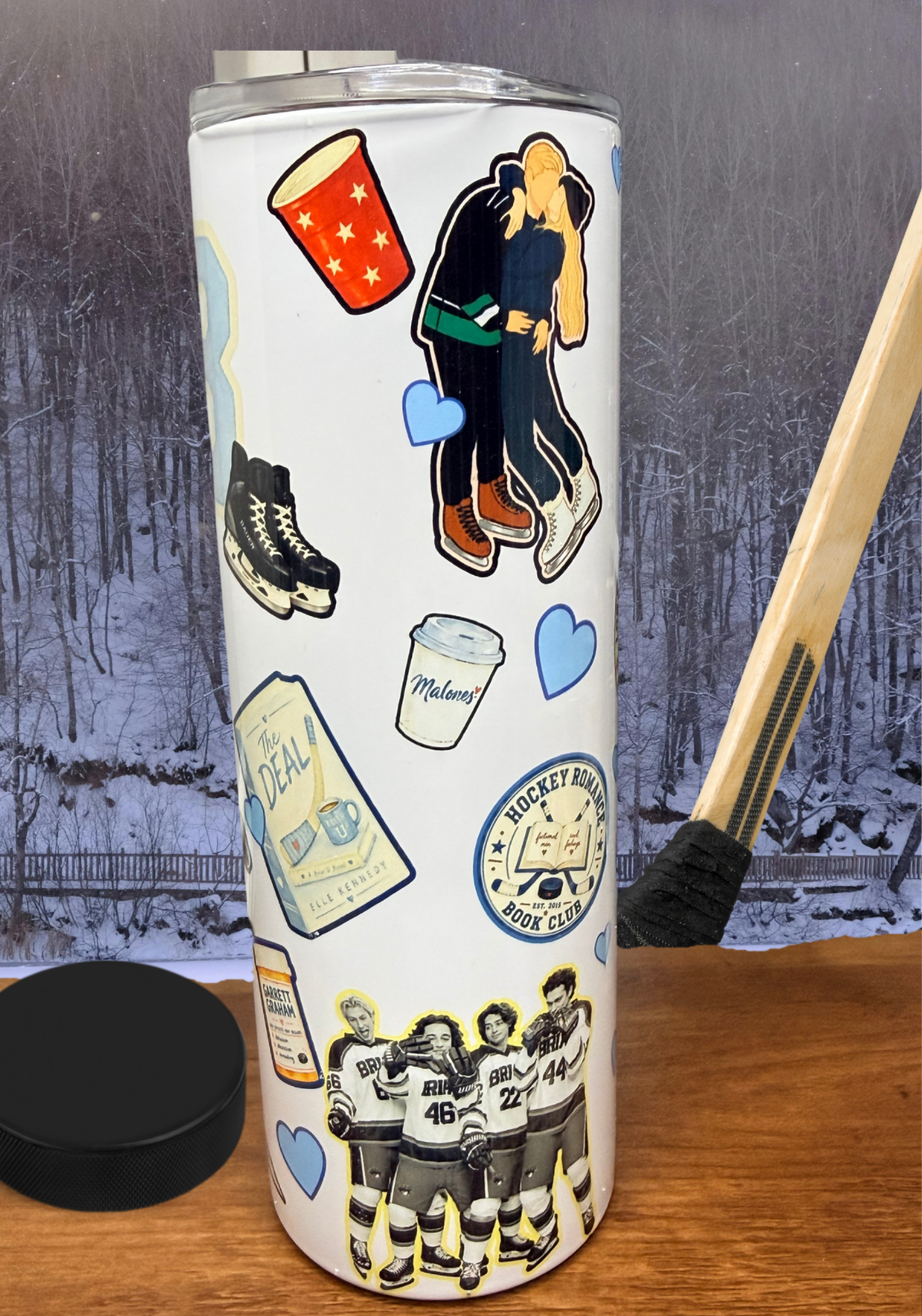 Book Themed Tumblers